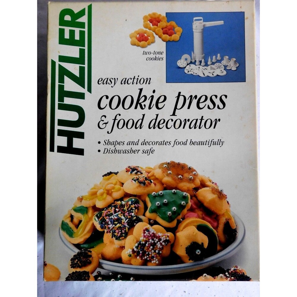 Hutzler Easy Action Cookie Press and Food Decorator, Model 695, NEW IN BOX